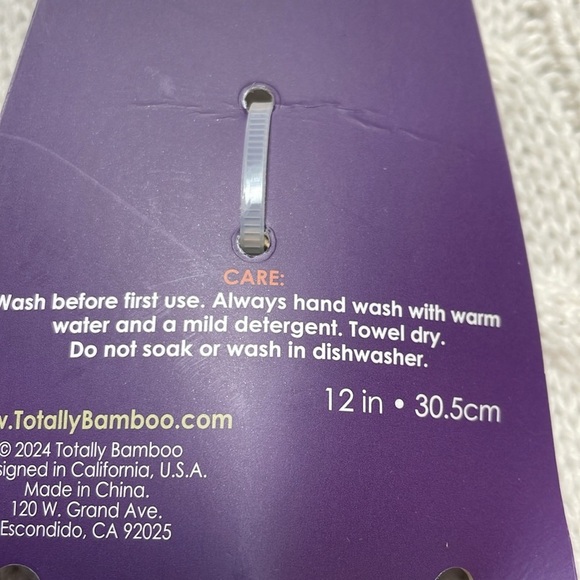 NWT Pennsylvania Totally bamboo salt storage box and wooden spoon. Great hostess - Picture 11 of 11